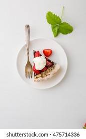 Strawberry Summer Tart Slice, Food Above