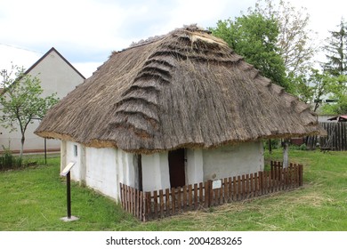 Strawy Small House Of Vernacular Architecture In Borsky Mikulas, West Slovakia