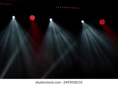 streaks of stage lights, background