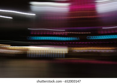 Streaky light patterns from long exposure