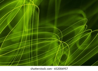 Streaky light patterns from long exposure
