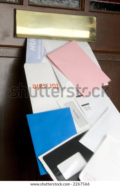 Stream Junk Mail Coming Through Letter Stock Photo 2267566 | Shutterstock