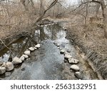 Stream Restoration for creek with rock