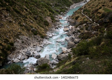 Stream Of Sarasvati River Going Underground 