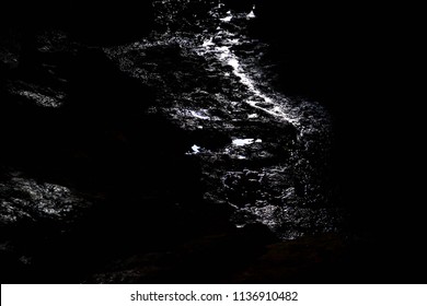 stream in shadow