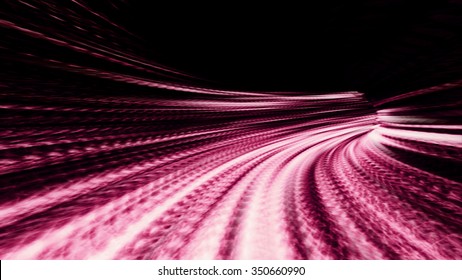 Streams of pink refracted light. High resolution illustration 10607.