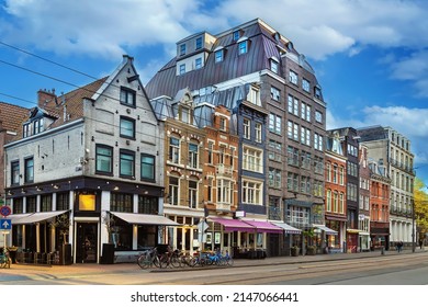 Street In Amsterdam City Center, Netherlands