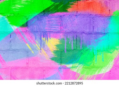 Street art. Colorful graffiti paint on wall. Abstract street wall art urban graffiti pattern on concrete wall texture street art background.
 - Powered by Shutterstock