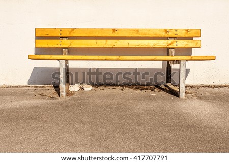 Similar – Image, Stock Photo corner bench Bench