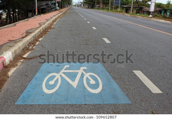 Street with bike\
lane