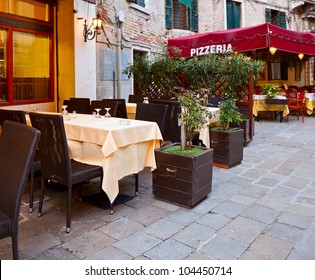 Street Cafe In Verona, Italy