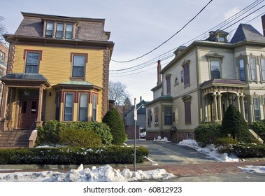 A Street in Cambridge city in Massachusets