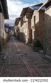 A Street Of Carania Town, In Yauyos, Province Of Lima Perú                             