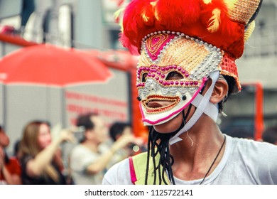 Street Dancers Showcase Filipino Culture Tradition Stock Photo
