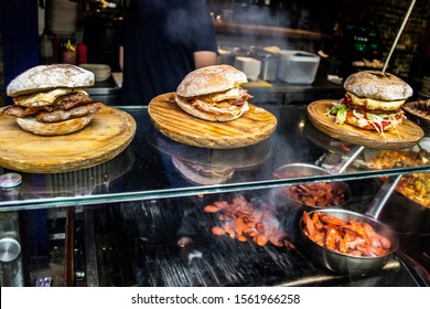 Street Food At Borough Market, London