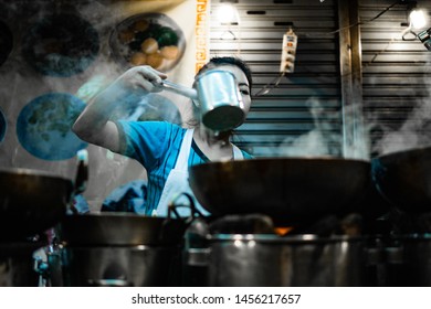 Street Food In China Town Thailand. Street Photo