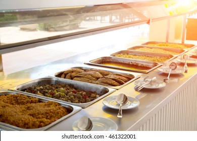 Street Food. Great Choice Of Food. Fish, Cereal, Pasta, Sauces - Cash In Large Bowl At The Restaurant Self Service In The Hotel All Included.