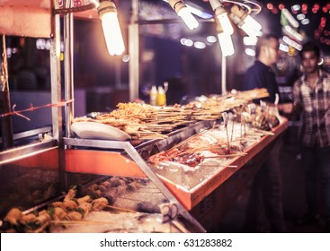 Street Food At Jalan Alor, Kuala Lumpur, Malaysia