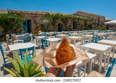 Street Food In Marzamemi In Sicily