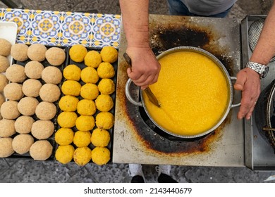 Street Food In Palermo In Sicily