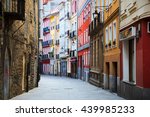   street in historic part of  Vitoria-Gasteiz.  Basque Country, Spain
