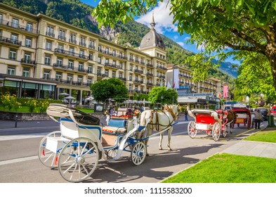 Street Of Interlaken, Switzerland