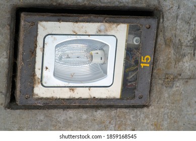 Street Lamp Fixes Under Highway Bridge.