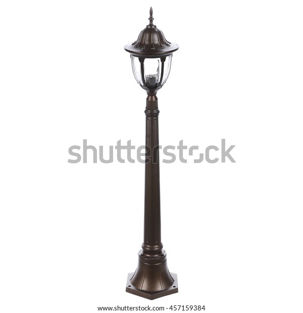 Street Lamp Isolated On White Background Objects