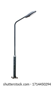 Street  lamppost isolated on white background.