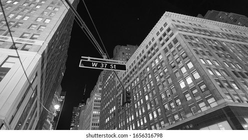 Street Level View New York Skyscrapers Stock Photo (Edit Now) 1656316798