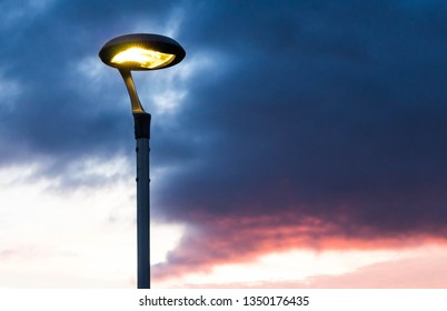 Street Light Forboding Skies