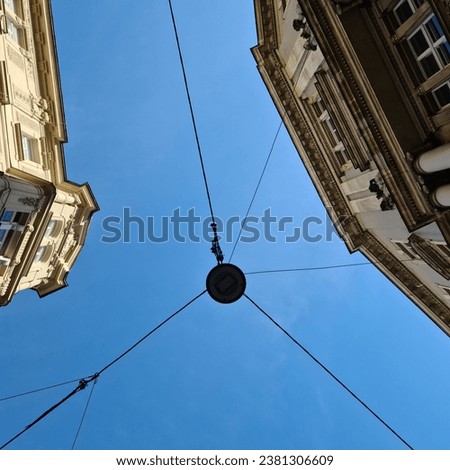 Similar – The round must fit into the square l UFO street lighting