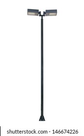 Street Light Pole Isolated On White Background