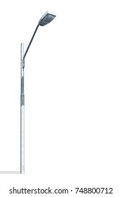 Street Light Or Road Lamp Isolated On White Background With Clipping Path