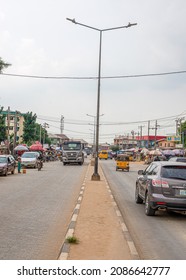 Street Lights In Lagos, Lagos State, Nigeria, November 22nd 2021