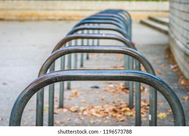 Street Metal Bycicle Parking.