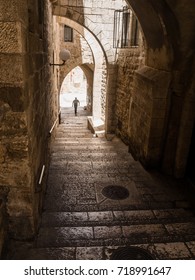 A Street In Old City Jerusalem