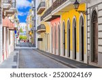 Street in old San Juan, Puerto Rico.