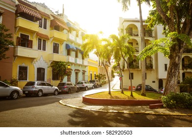 Street of Old San Juan in Puerto Rico
