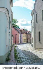 Street Of The Old Town, Road And Houses, Calm Street.