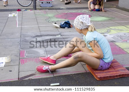 Similar – Foto Bild Junger Mann fährt auf dem Skate und hält Surfbrett.