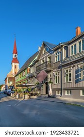 Street In Parnu City Center, Estonia