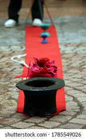 Street Performance In The Streets Of Bilbao