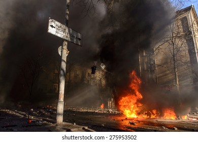 street protests in Kiev - Shutterstock ID 275953502