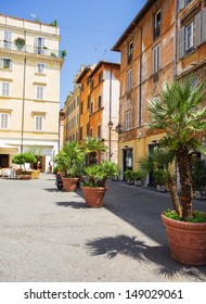 Street In Rome. Italy.