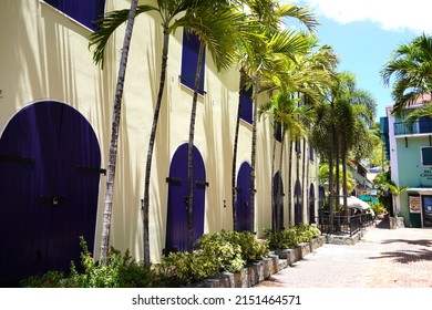 Street Scene In Charlotte Amalie, St Thomas US Virgin Islands