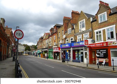 Street Scene In The North London.