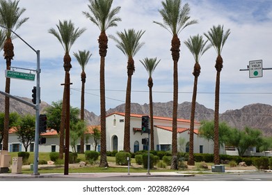 Street Scene In The Old Town Of La Quinta In The Southern Desert, California