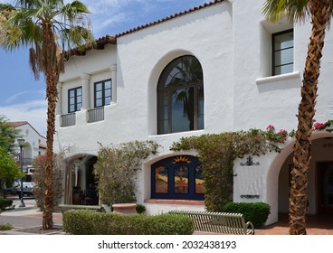 Street Scene In The Old Town Of La Quinta In The Southern Desert, California