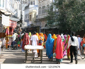 Street Scene Pushkar, India